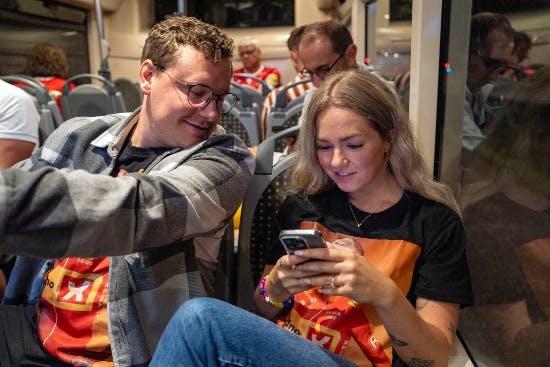Jeanette Saugstrup og Jonas