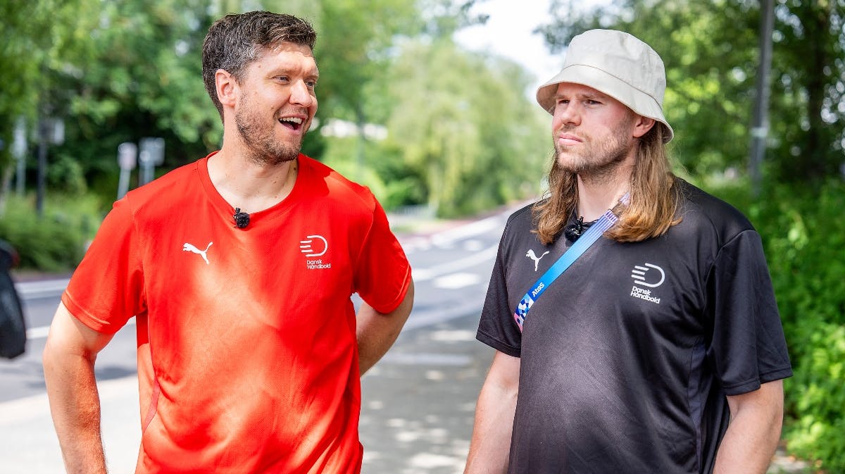 Niklas Landin og Mikkel Hansen