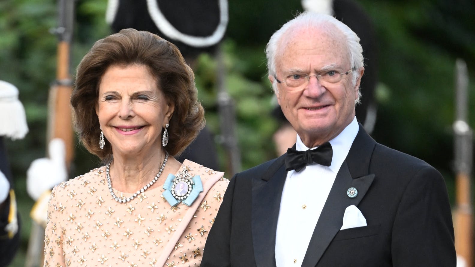 Dronning Silvia og kong Carl Gustaf.&nbsp;