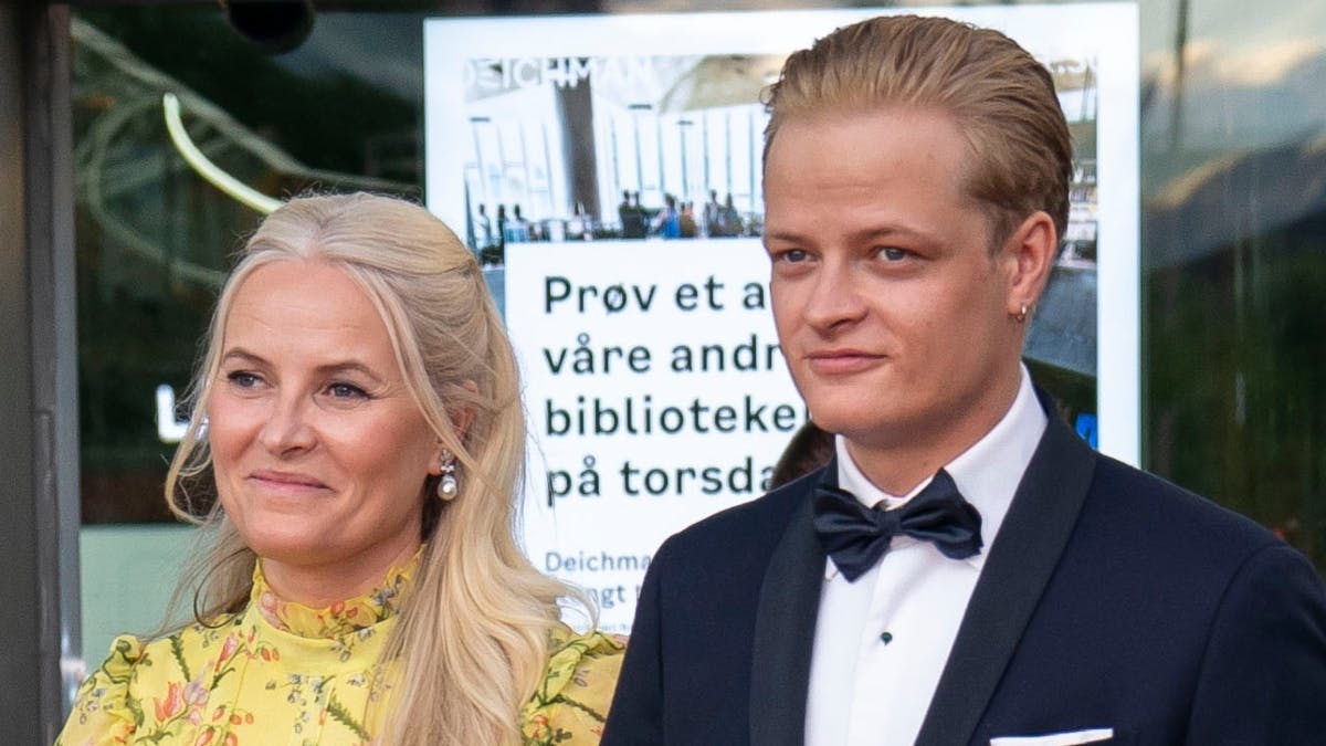 Kronprinsesse Mette-Marit med sønnen Marius Borg Høiby