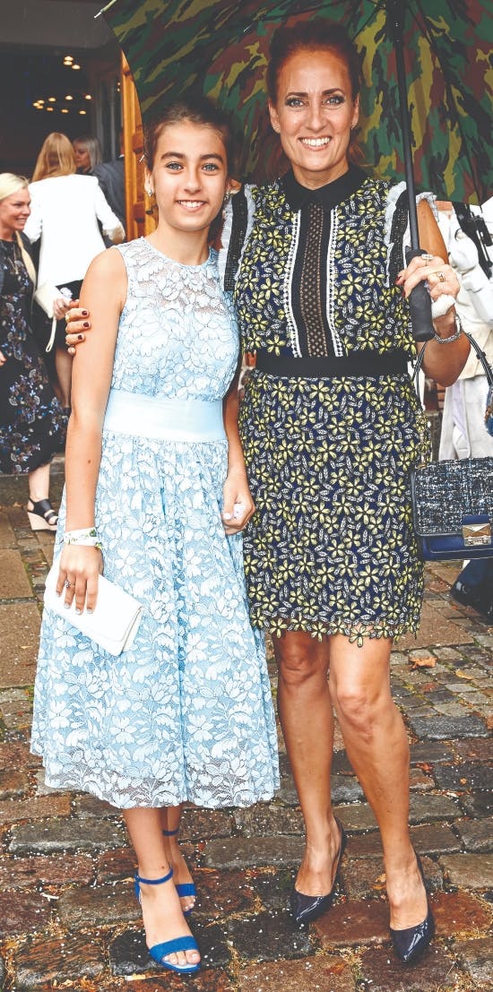 Camilla Gohs Miehe-Renard med datteren Sophy.