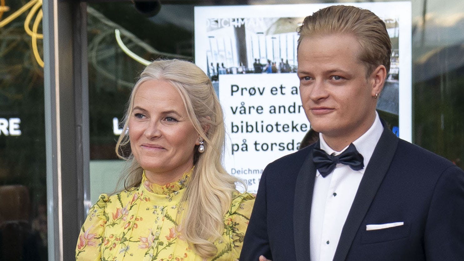 Kronprinsesse Mette-Marit og Marius Borg Høiby.