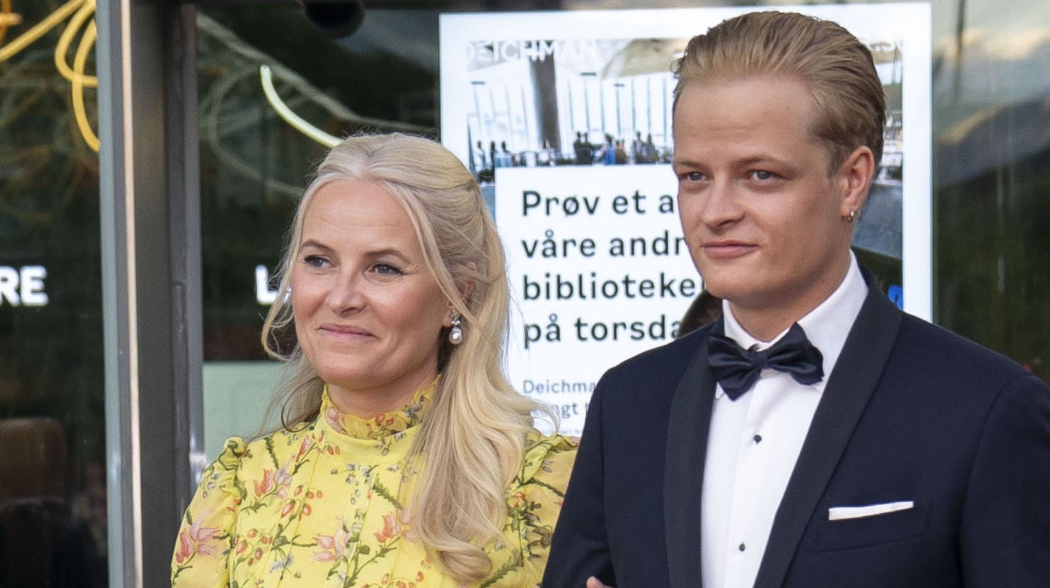 Kronprinsesse Mette-Marit og Marius Borg Høiby.