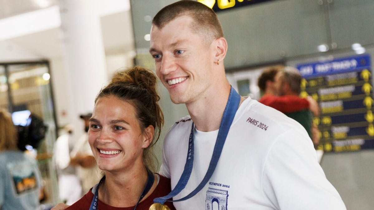 Emil Jakobsen med Helena Elver