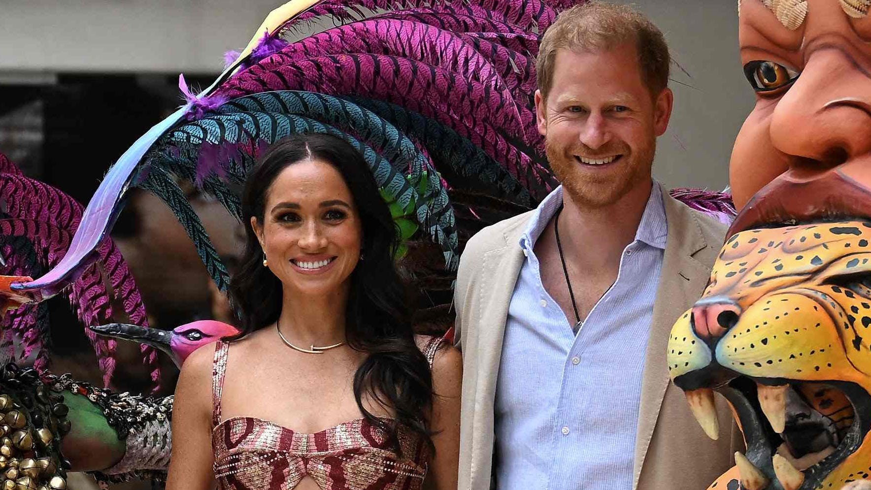 Hertuginde Meghan og prins Harry.