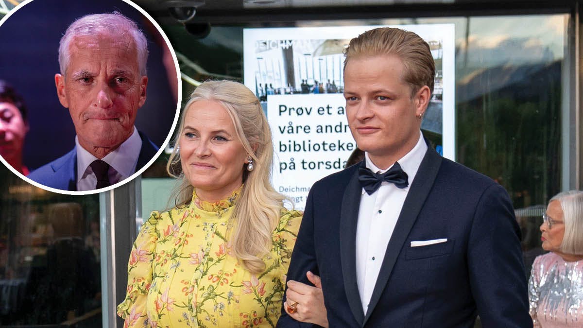 Kronprinsesse Mette-Marit og Marius Borg Høiby (Indsat: Statsminister Jonas Gahr Støre)