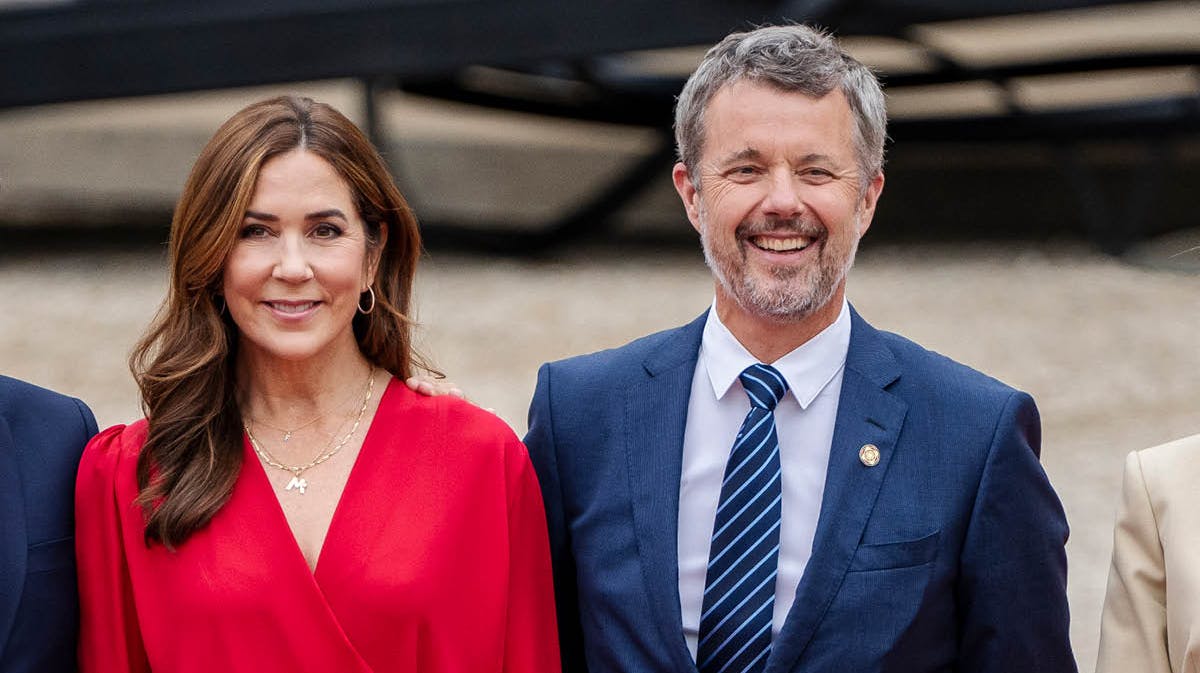 Dronning Mary og kong Frederik.