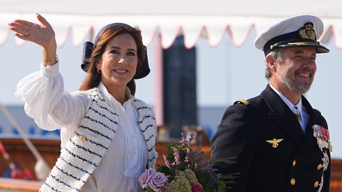 Dronning Mary og kong Frederik