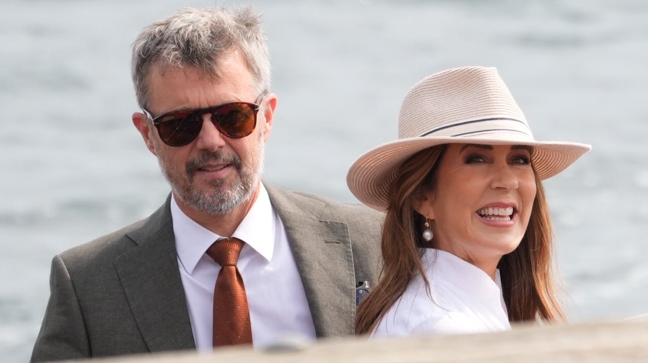 Kong Frederik og dronning Mary. 