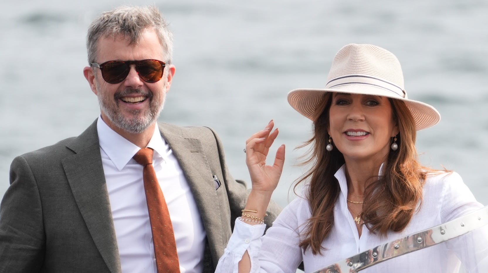 Kong Frederik og dronning Mary. 