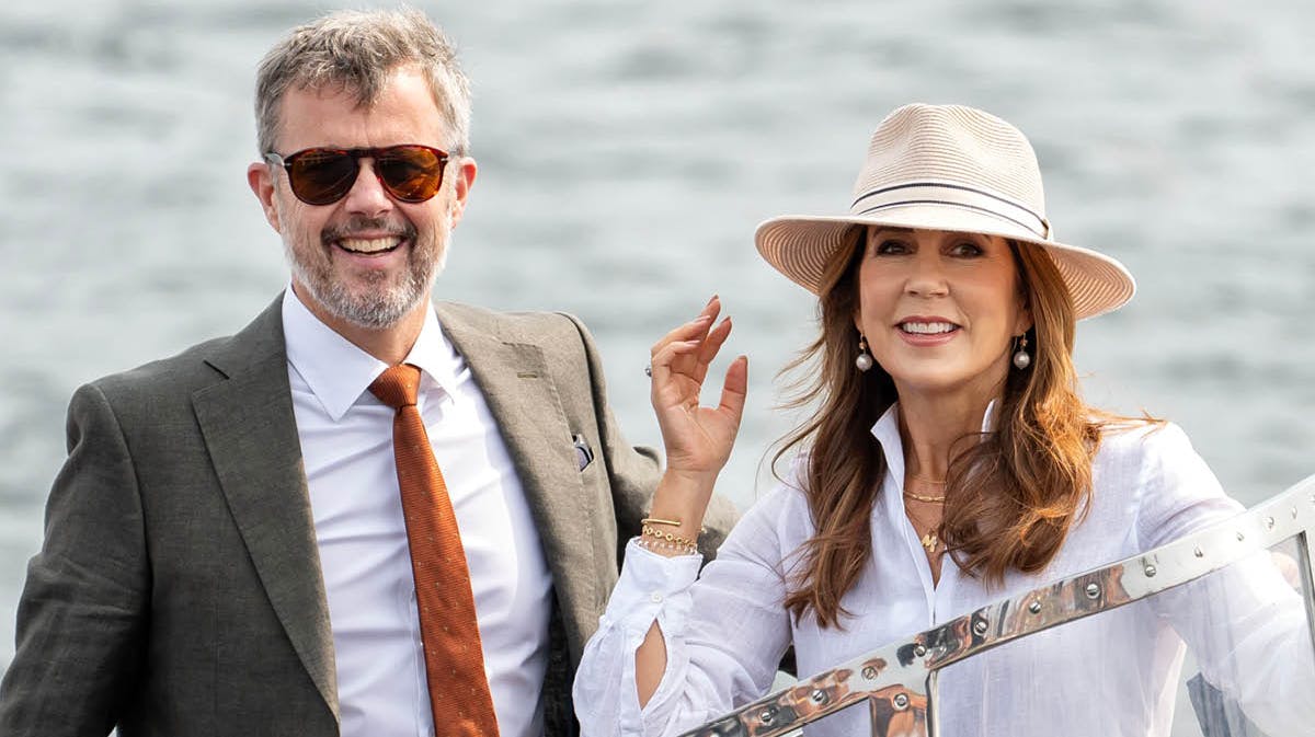 Kong Frederik og dronning Mary.