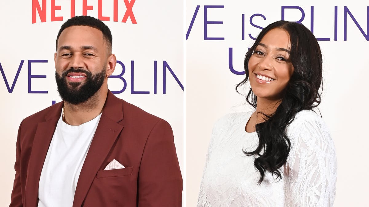 Ollie og Demi fra "Love is blind: Storbritannien". 