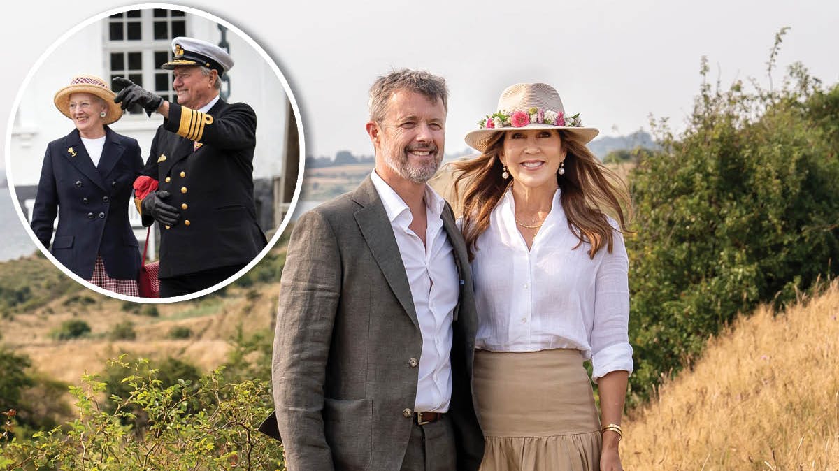 Dronning Mary og kong Frederik (Indsat: Dronning Margrethe og prins Henrik)