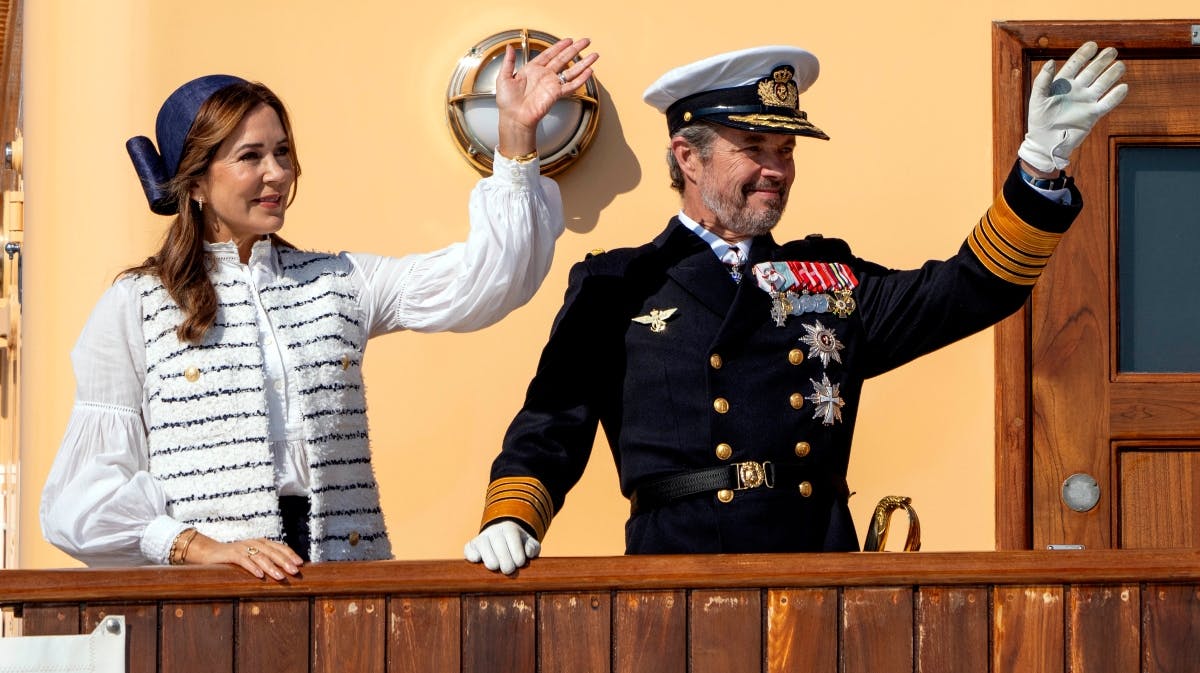 Dronning Mary og kong Frederik