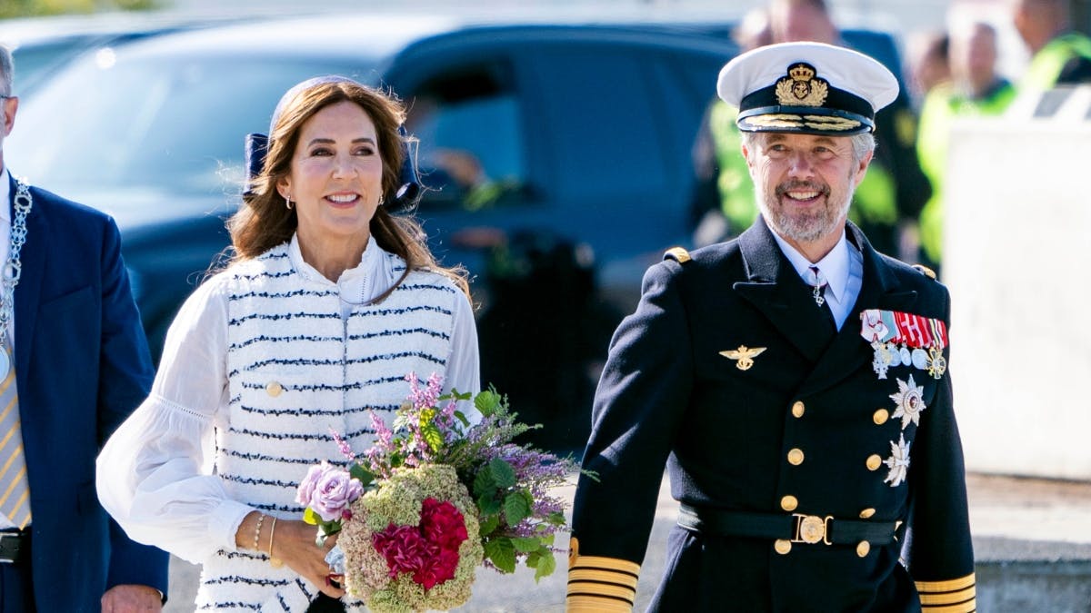 Dronning Mary og kong Frederik