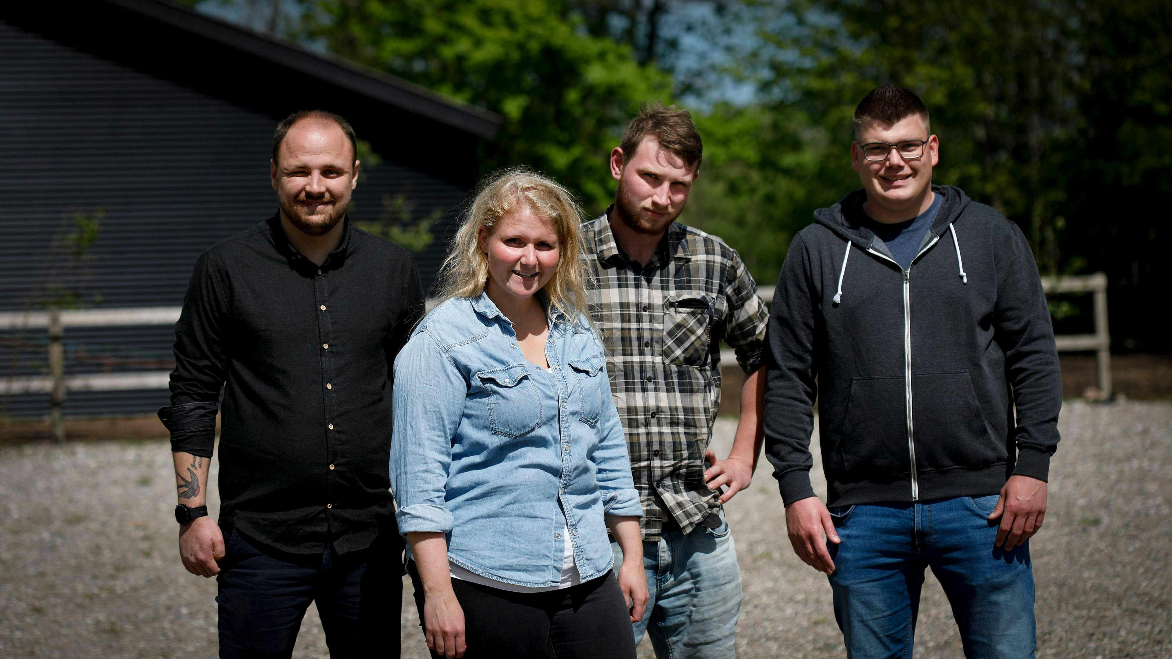 Stine, Daniel, Niels og Benjamin fra Landmand søger kærlighed 2020