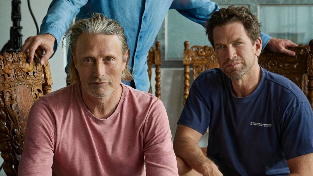 Mads Mikkelsen og Nikolaj Lie Kaas