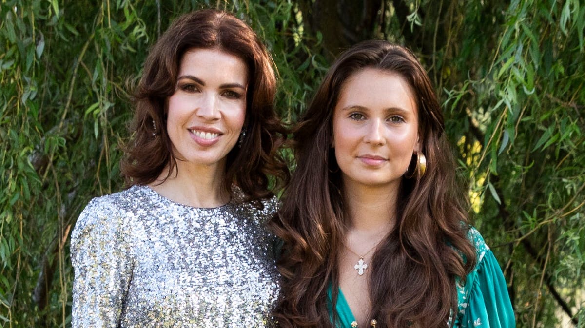 Helle Reedtz-Thott med datteren Eloise. 