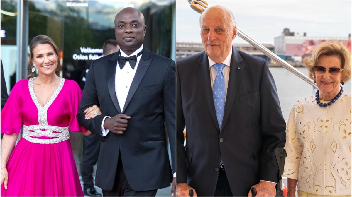 Prinsesse Märtha Louise, Durek Verrett, kong Harald og dronning Sonja