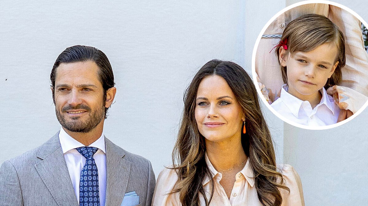 Prins Carl Philip og prinsesse Sofia. Indsat foto af prins Gabriel. 