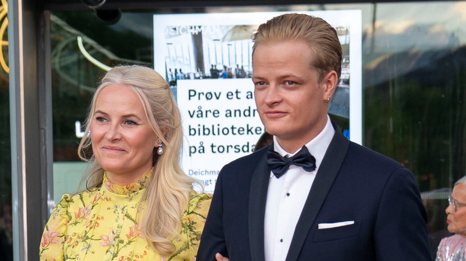 Kronprinsesse Mette-Marit og Marius Borg Høiby. 