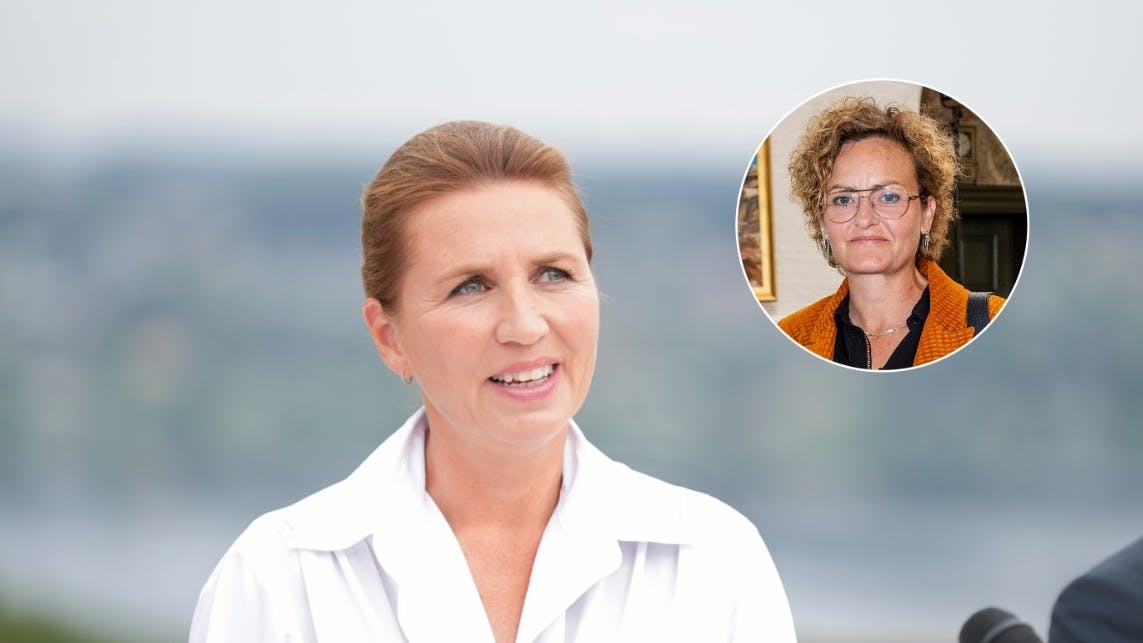 Mette Frederiksen og Pernille Rosenkrantz-Theil.