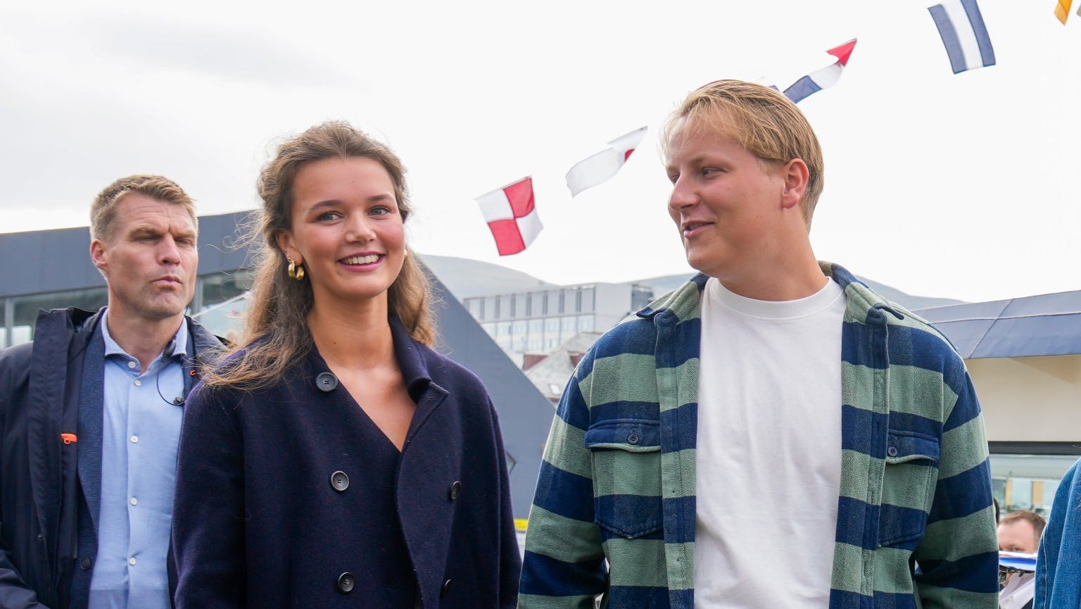 Prins Sverre Magnus med kæresten, Amalie Giæver Macleod.