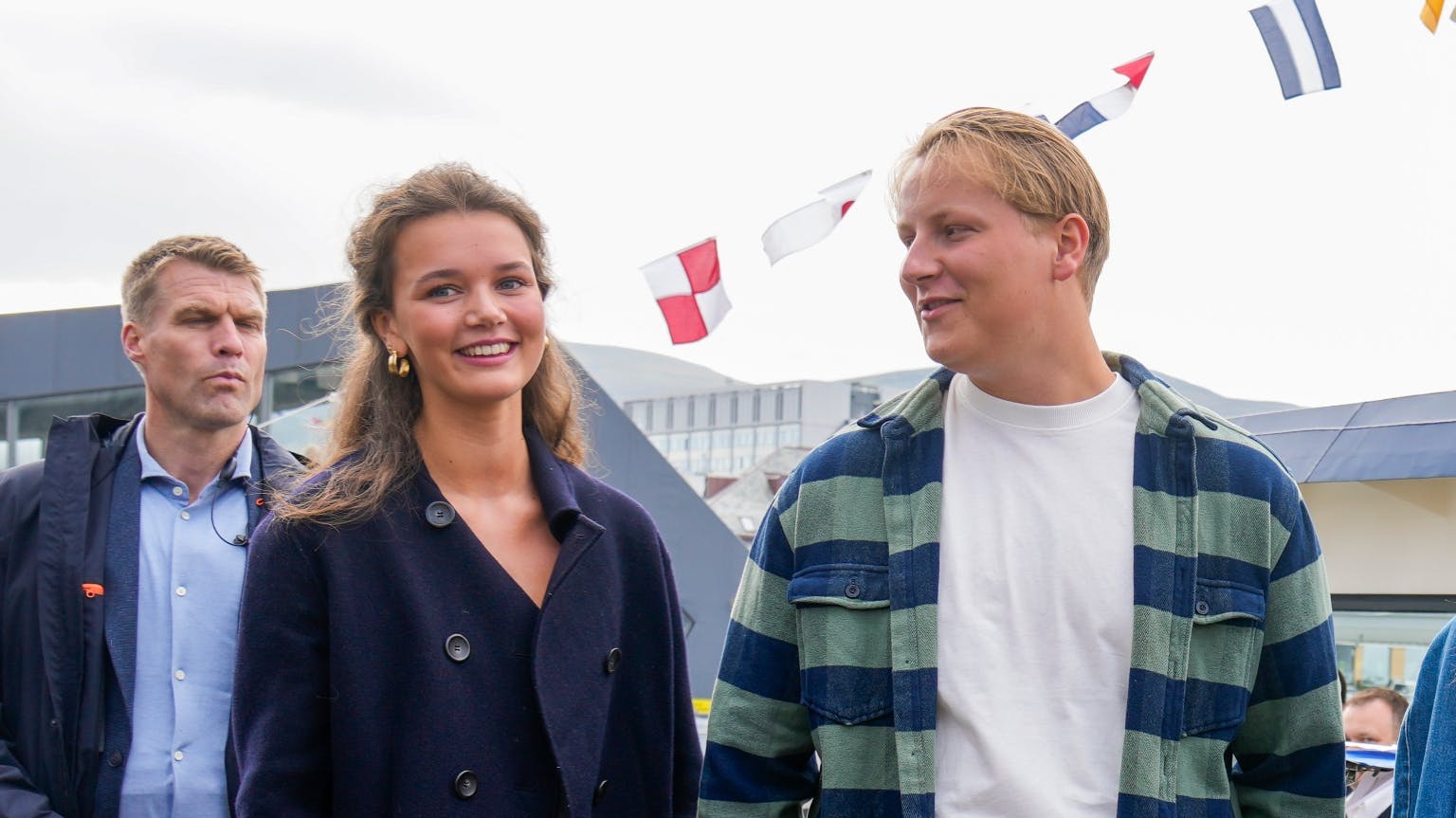 Prins Sverre Magnus med kæresten, Amalie Giæver Macleod.