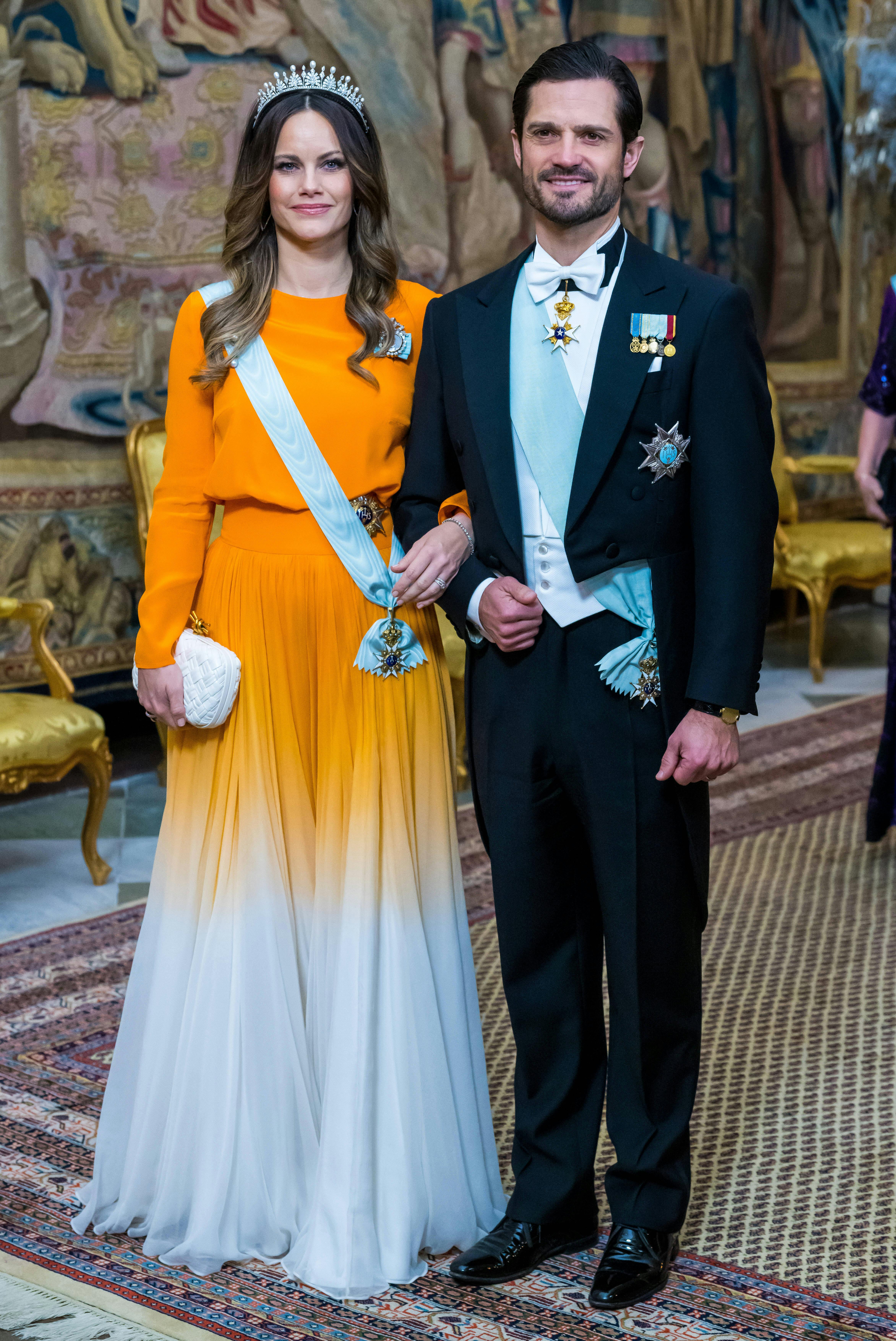 Princess Sofia, Prince Carl Philip, The traditional King's dinner in honor for the Nobel prize winner in Stockholm, Sweden, 11 December 2022. ( DANA-No: 02397781 )