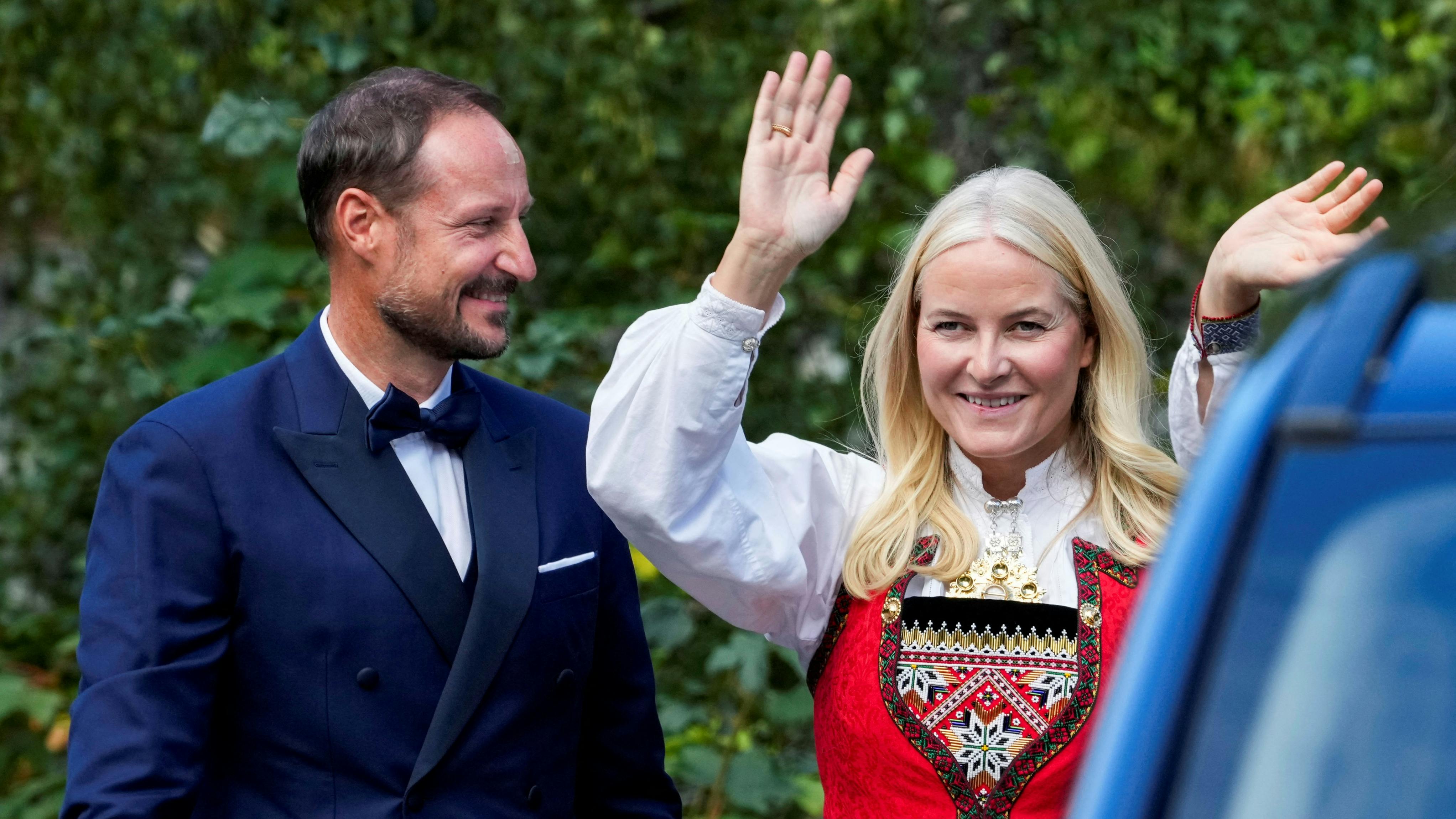 Kronprins Haakon og kronprinsesse Mette-Marit.