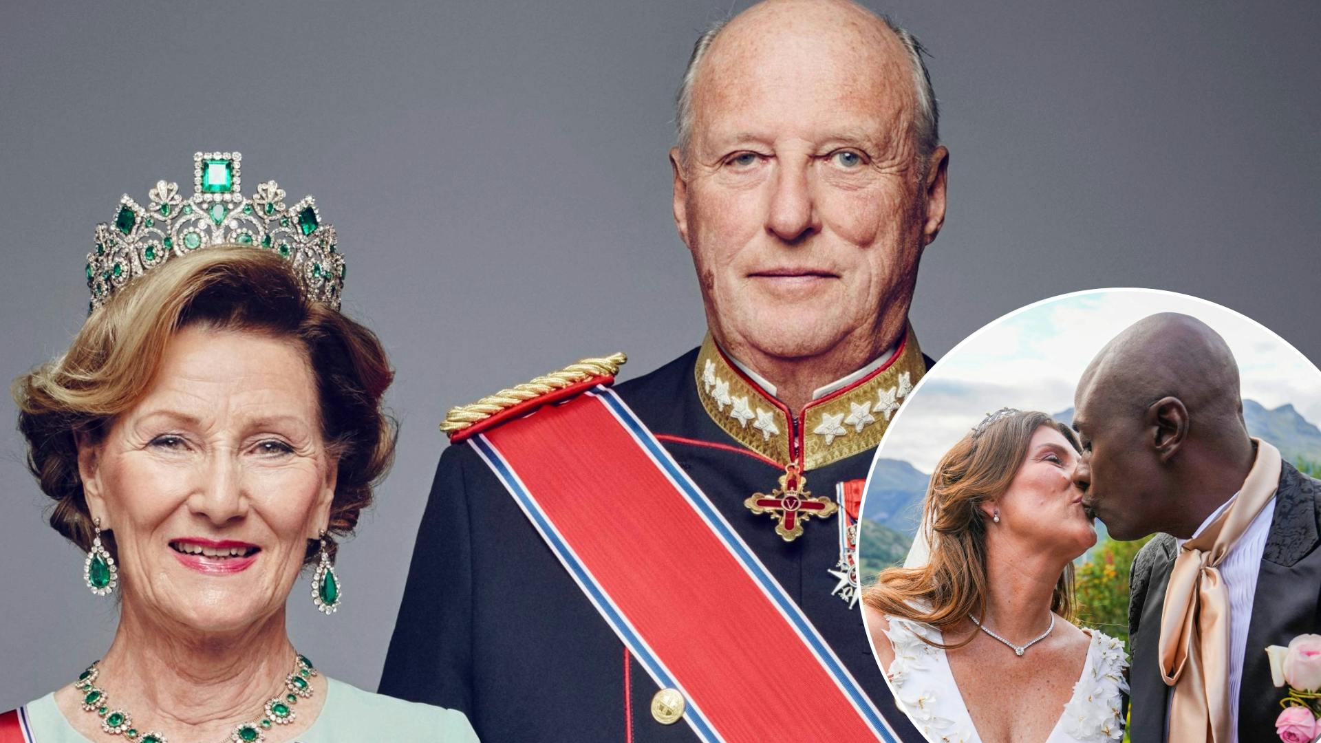 Kongeparret. Indsat: Prinsesse Märtha Louise og Durek Verrett