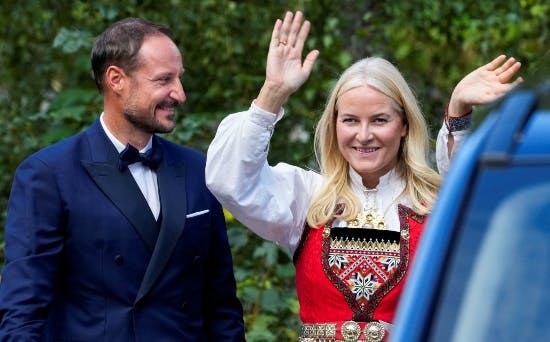 Kronprins Haakon og kronprinsesse Mette-Marit.