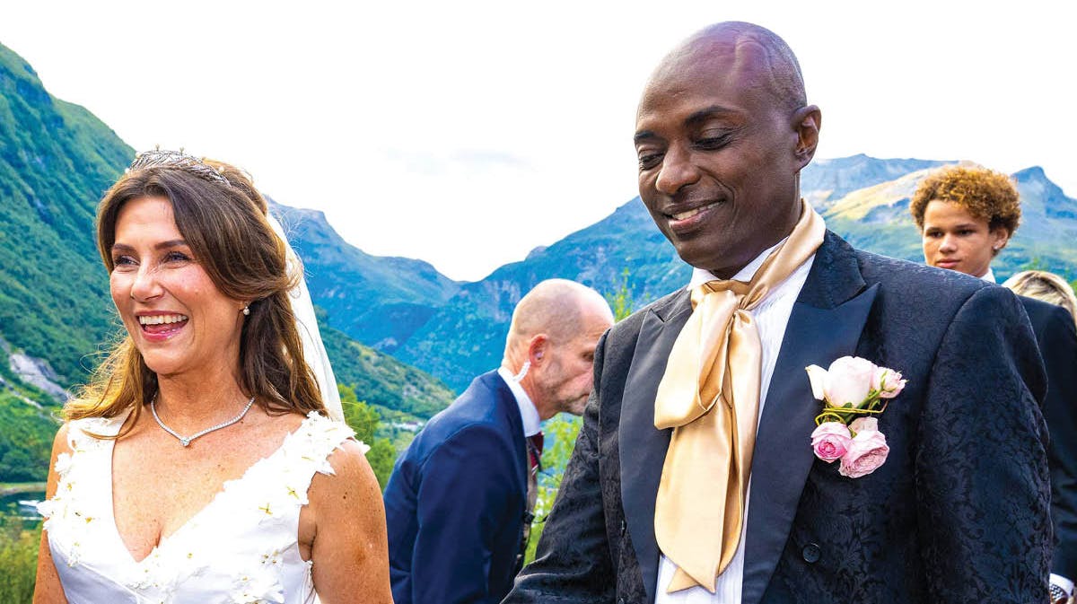 Prinsesse Märtha Louise og Shaman Durek Verrett.