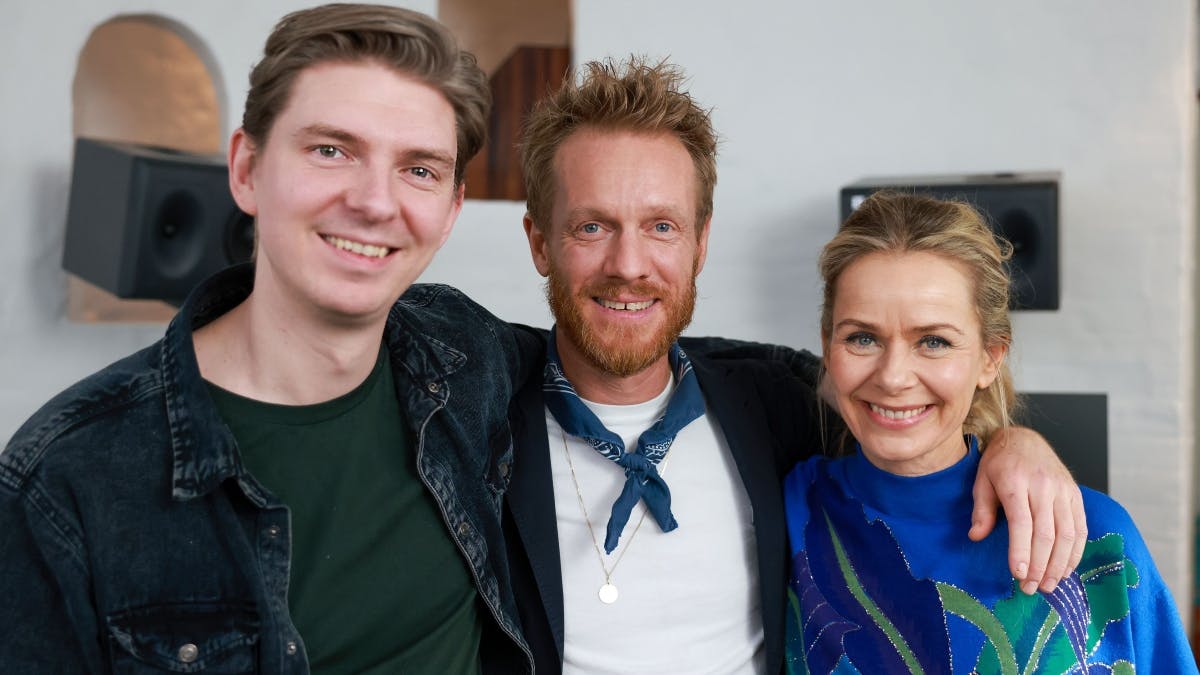 Jacob Mouritzen, Tobias Hansen og Anne Glad Wagner i "Kender du typen?"