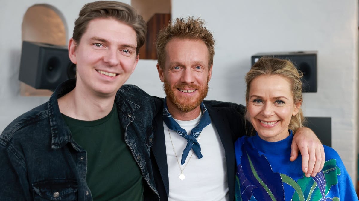 Jacob Mouritzen, Tobias Hansen og Anne Glad Wagner i "Kender du typen?"