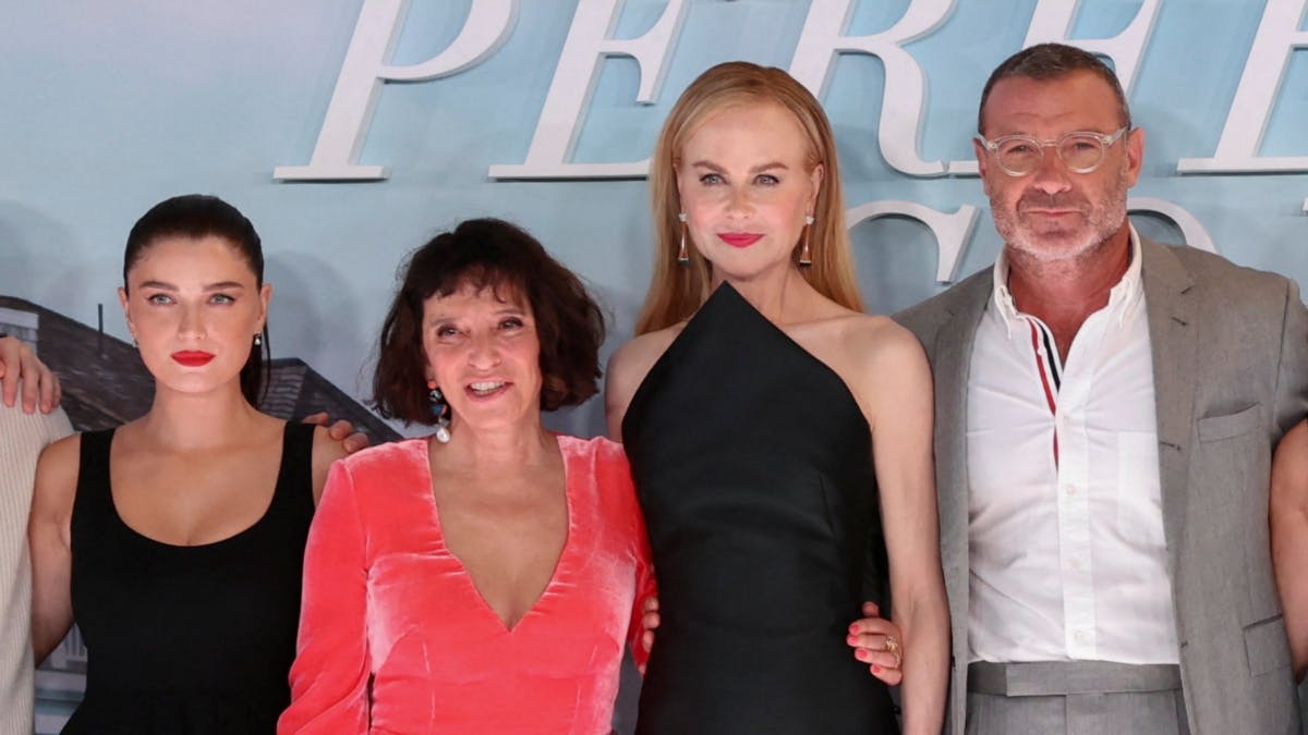 Susanne Bier med Nicole Kidman, Liev Schreiber og Eve Hewson.