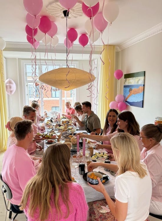 Babyshower hos Morten Kjeldgaard og Frederik Haun.