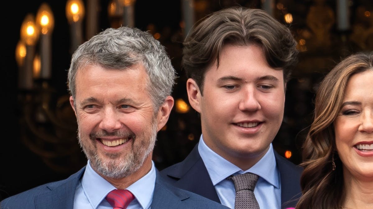 Kong Frederik og kronprins Christian
