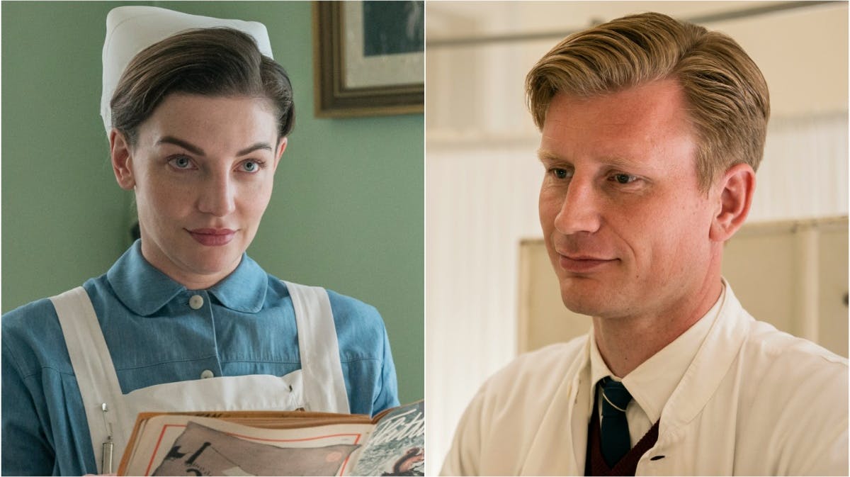 Anna og Jens i "Sygeplejeskolen".