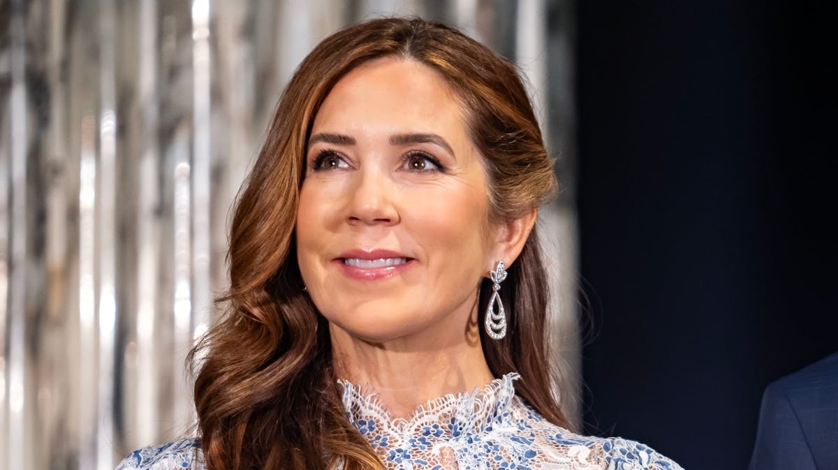 Dronning Mary ved prisfesten onsdag aften.