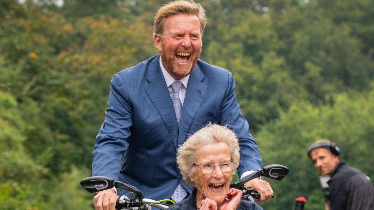 Kong Willem-Alexander og Ida de Rooij 