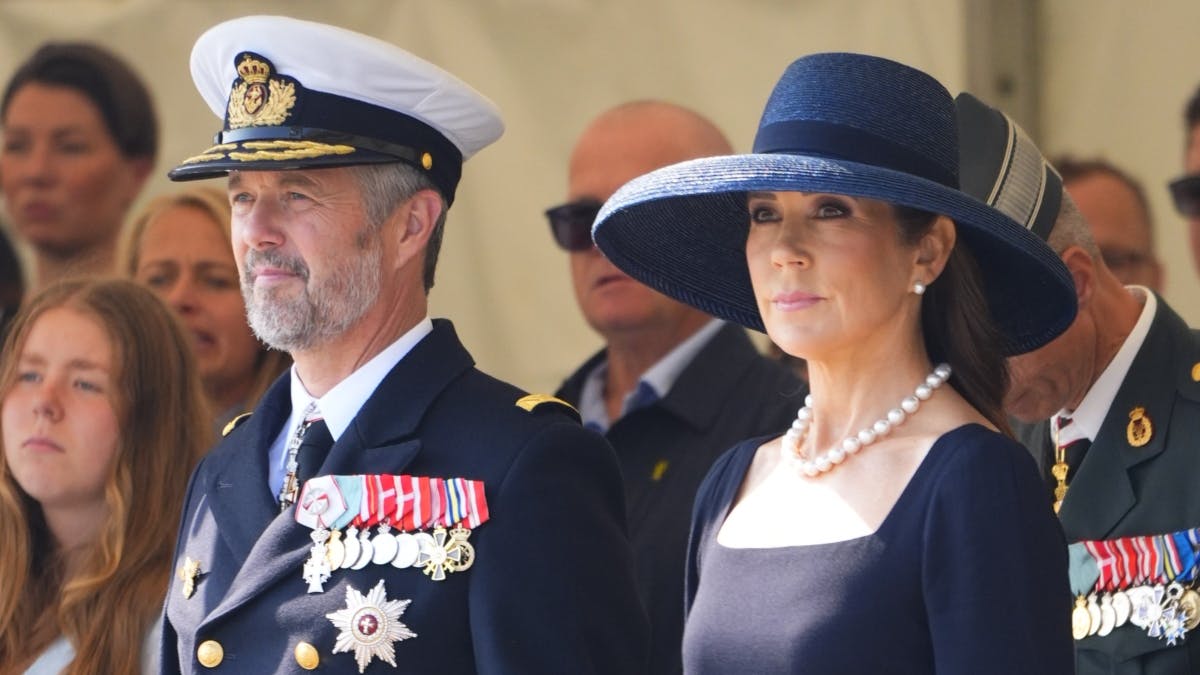 Kong Frederik og dronning Mary&nbsp;