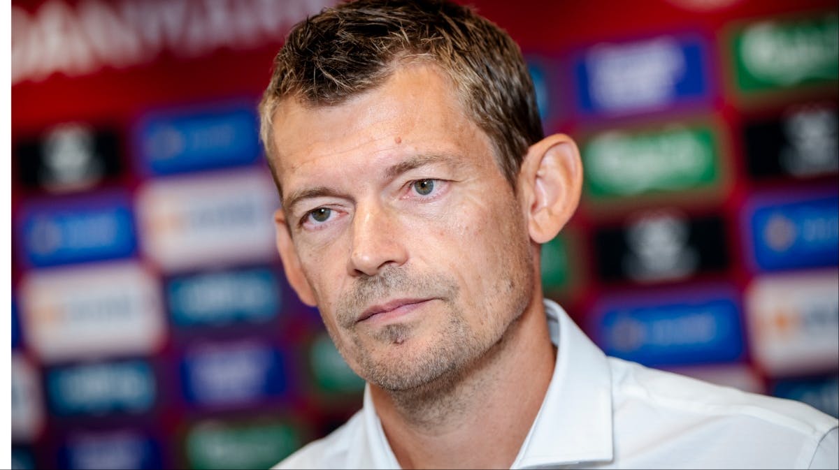 Lars Knudsen, midlertidig landstræner for fodboldlandsholdet.