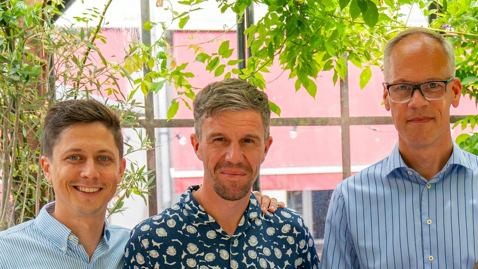 Rasmus Staghøj, Chris Anker Sørensen og Dennis Ritter.