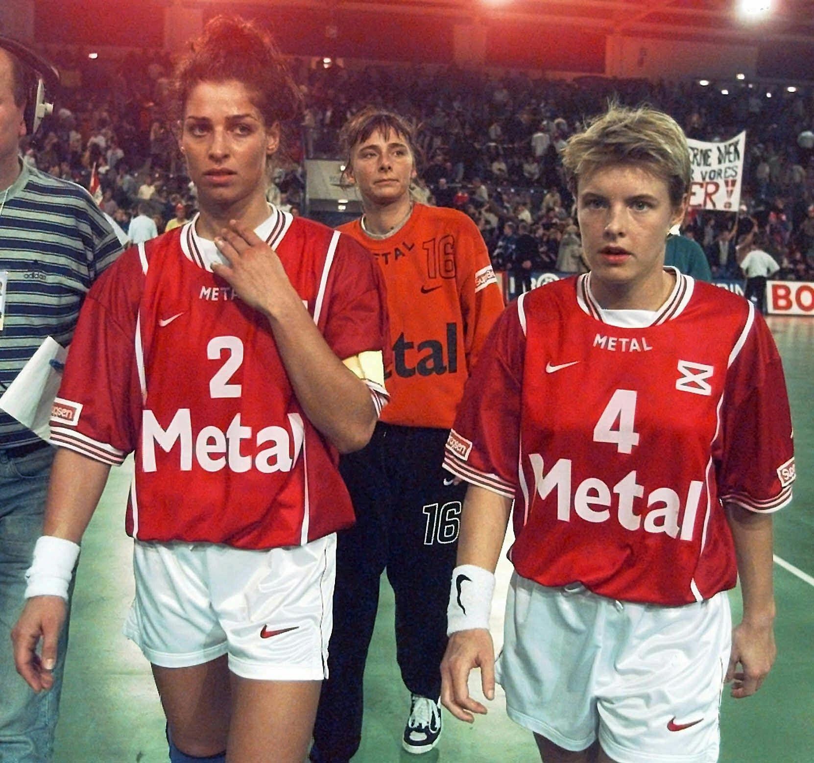 Anne Dorthe Tanderup, Susanne Munk Lauritsen og Camilla Andersen i 1997. 