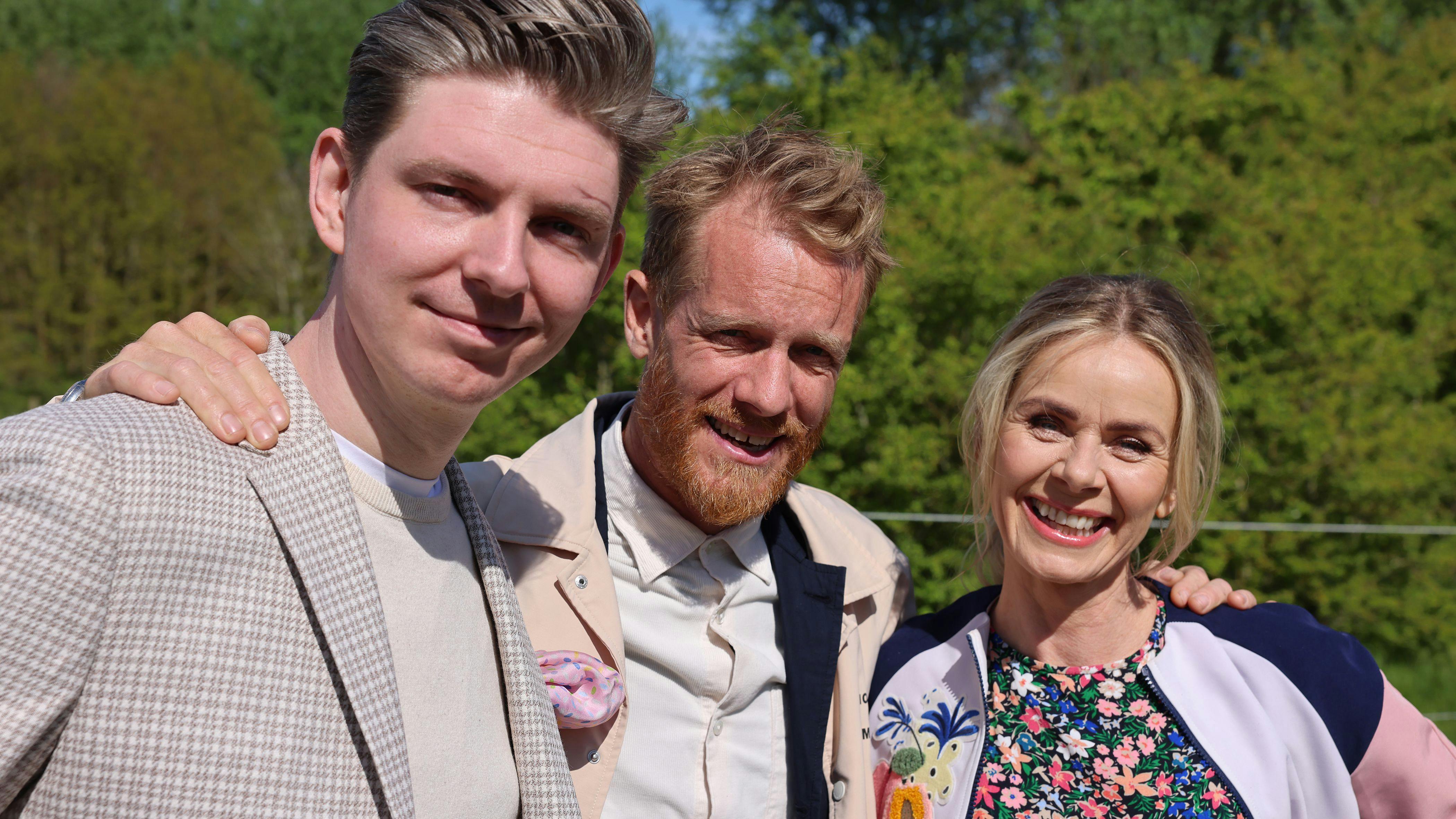 Jacob Holst Mouritzen, Tobias Hansen og Anne Glad.