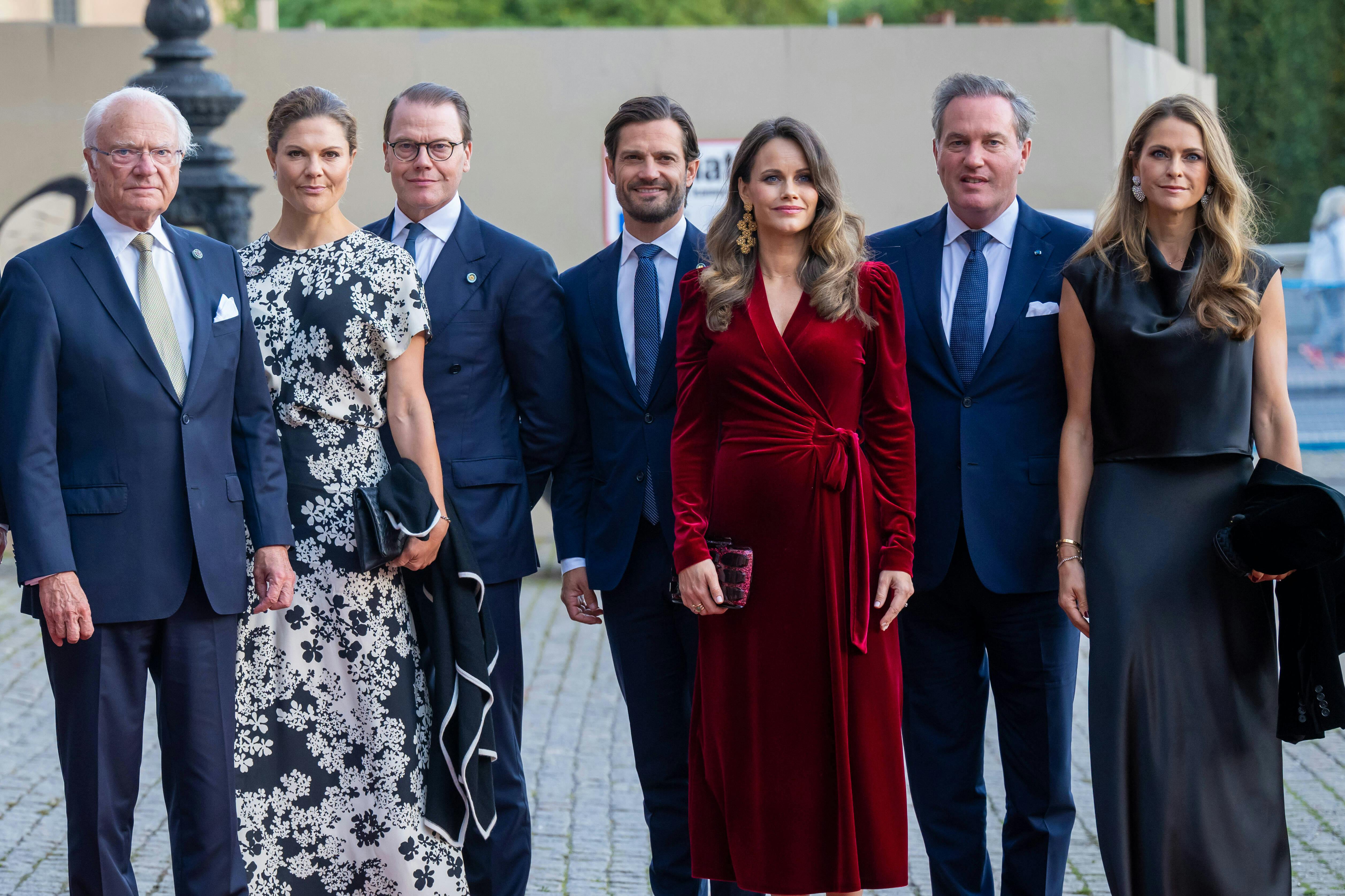 King Carl Gustaf, Crown Princess Victoria, Prince Daniel, Princess Sofia, Prince Carl Philip, Princess Madeleine, Chris O'Neill, Concert celebrating the State Opening of Parliament 2024 (Riksmötets öppnande) at the Concert Hall in Stockholm, Sweden, September 10, 2024. ( DANA-No: 02549933 )