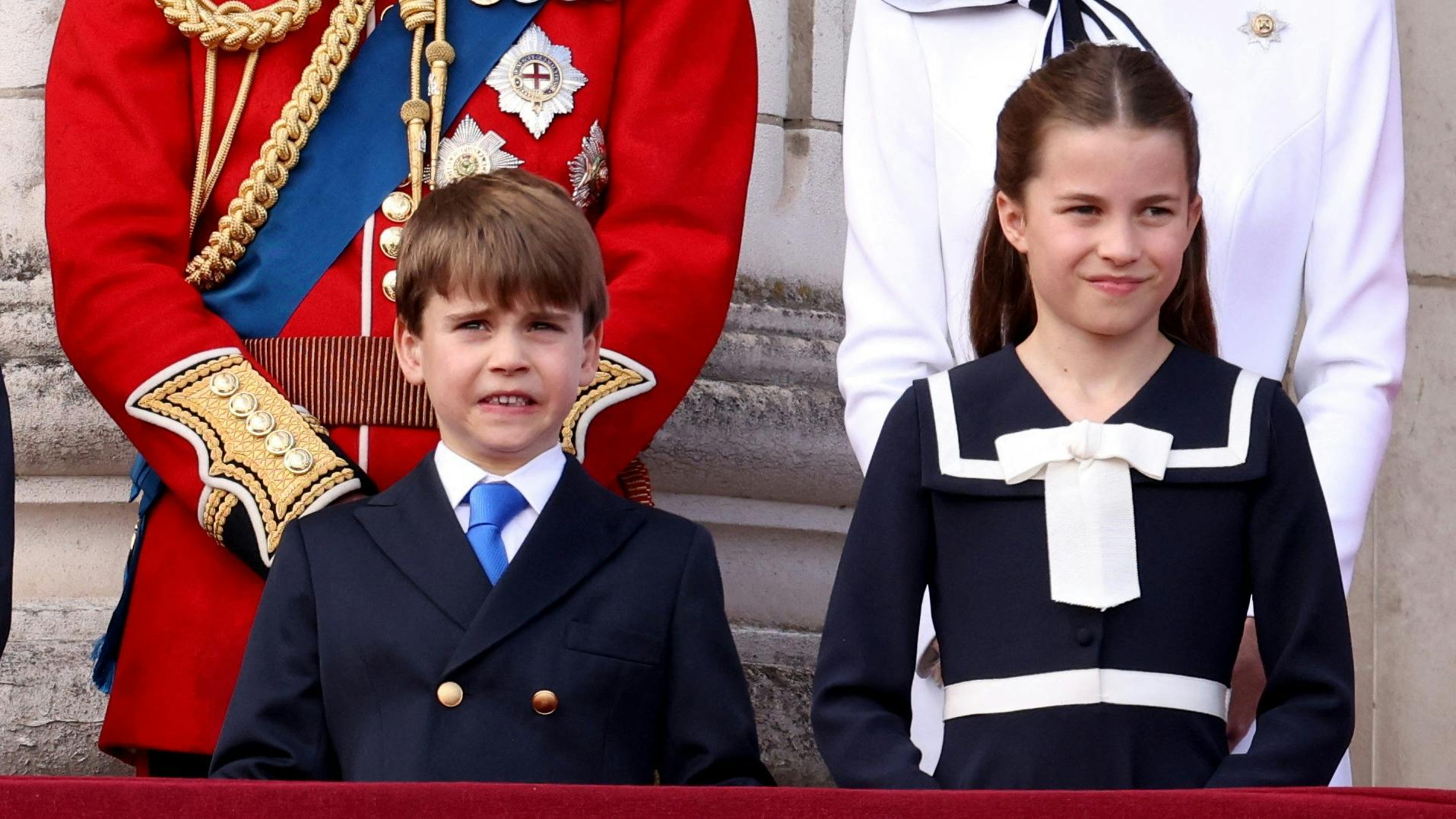 Prins Louis og prinsesse Charlotte.