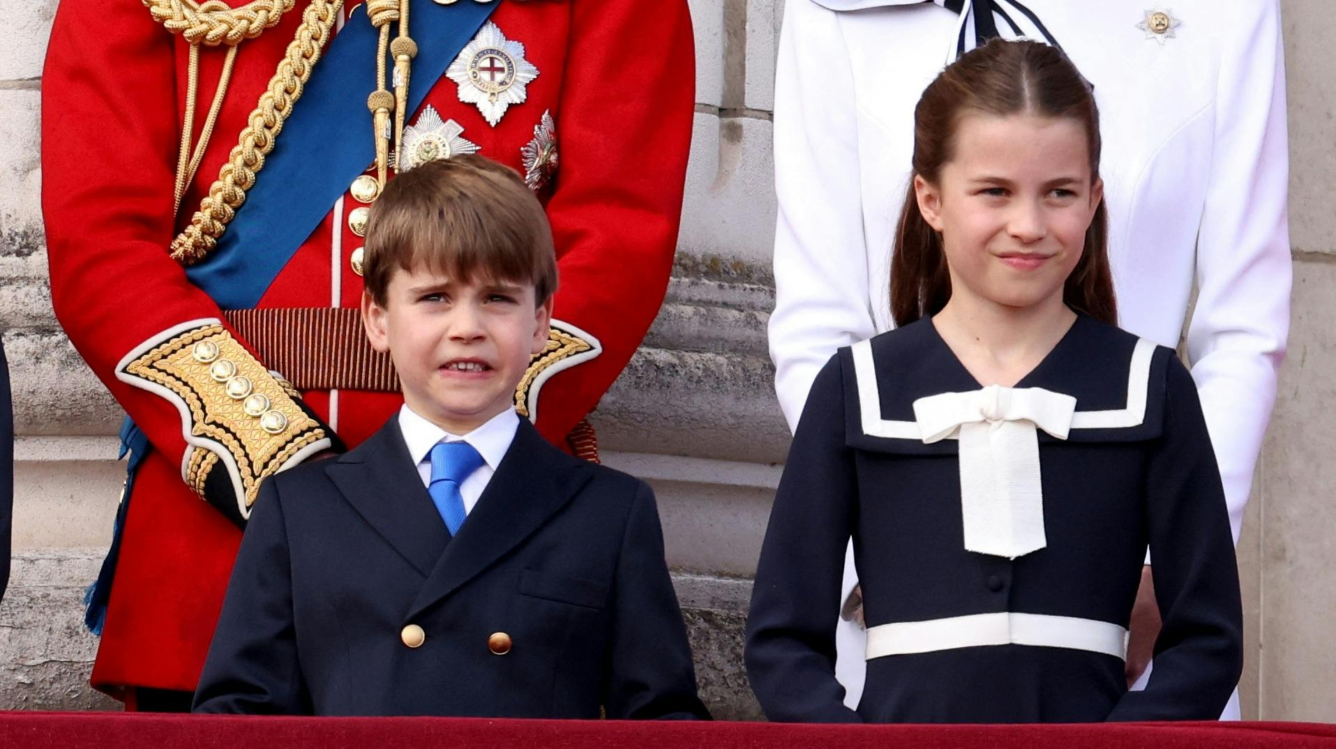 Prins Louis og prinsesse Charlotte.