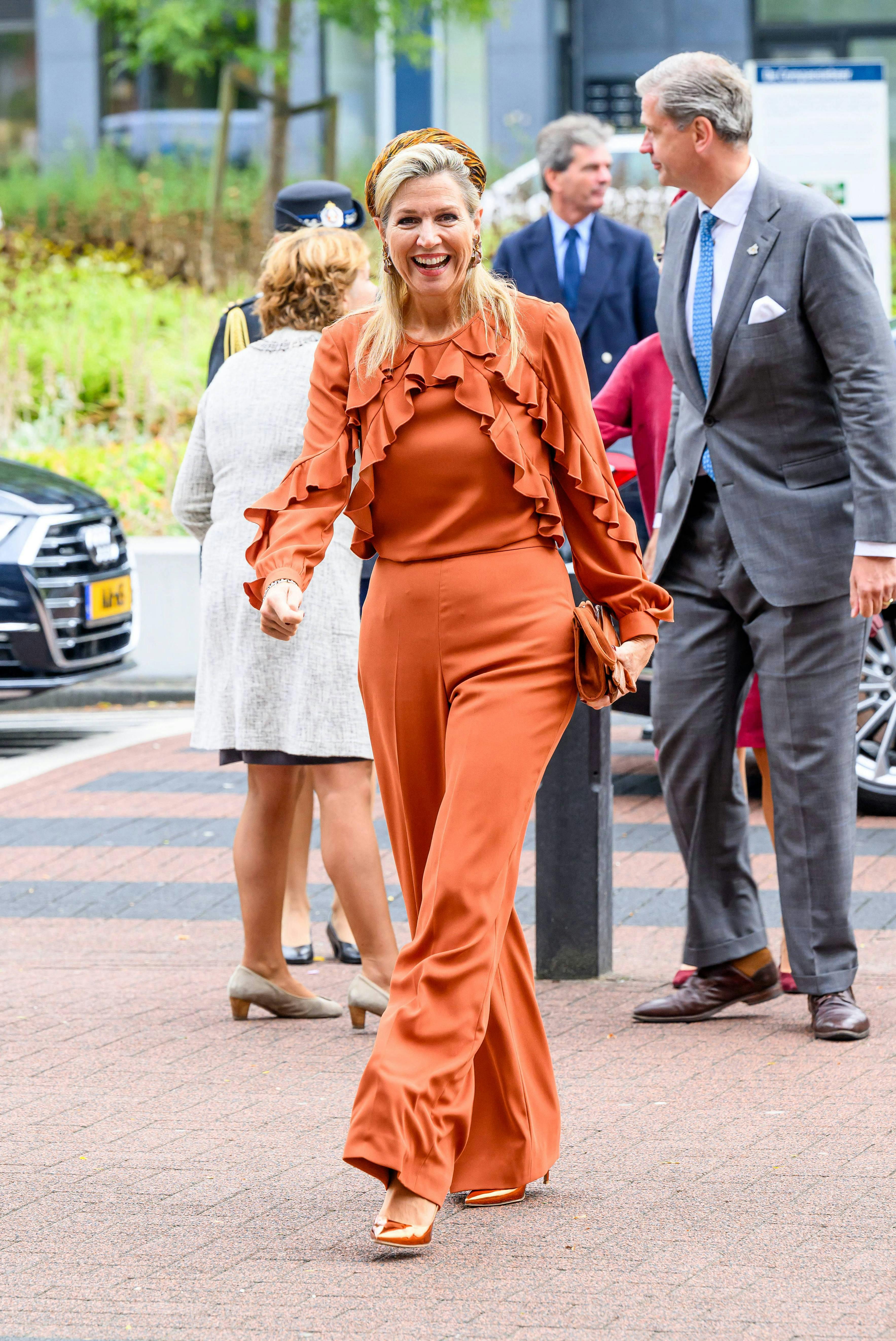 Queen Maxima during the opening of outpatient clinic of the Dutch Endometriosis Clinic of the Reiner de Graaf Hospital in Delft. 10 Sep 2024 Pictured: Queen Maxima during the opening of outpatient clinic of the Dutch Endometriosis Clinic of the Reiner de Graaf Hospital in Delft. Photo credit: MEGA TheMegaAgency.com +1 888 505 6342 (Mega Agency TagID: MEGA1196864_001.jpg) [Photo via Mega Agency]